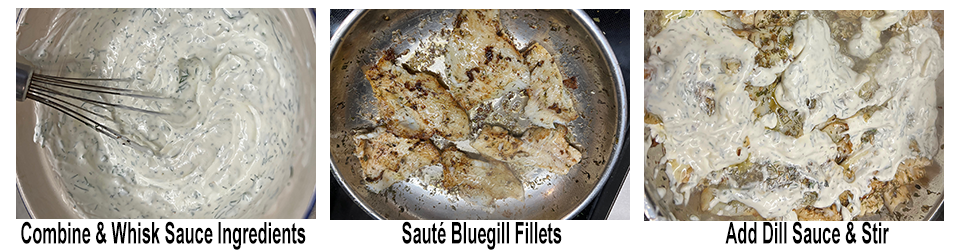 image shows pike fillets prepared for the grill