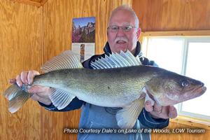 image links to lake of the woods ice fishing report