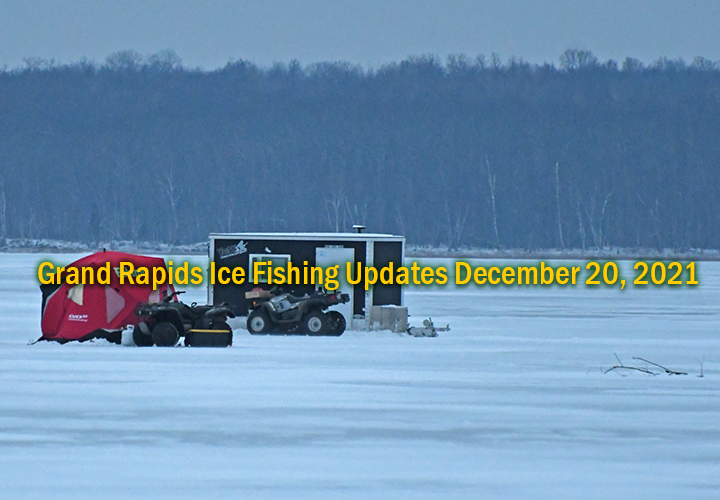 image links to ice fishing update from the Grand Rapids Area