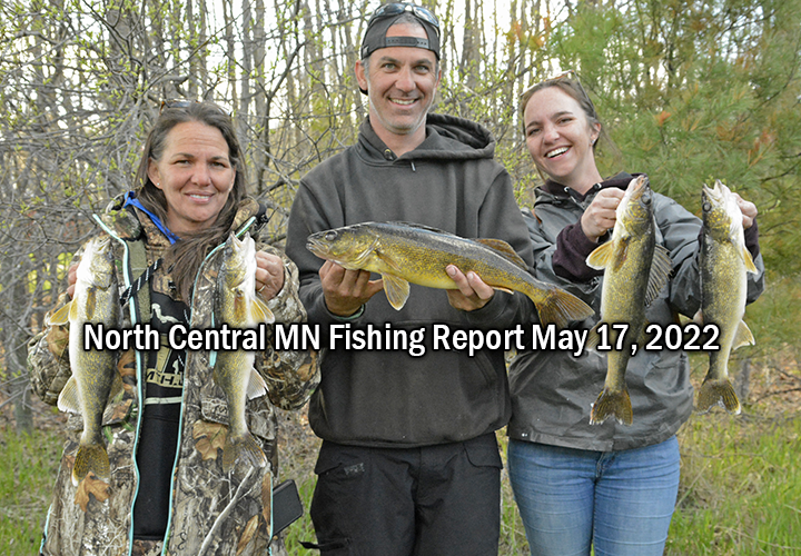 image links to fishing report from Bowstring Lake