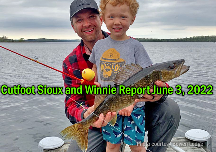 image links to lake winnie fishing report from bowen lodge