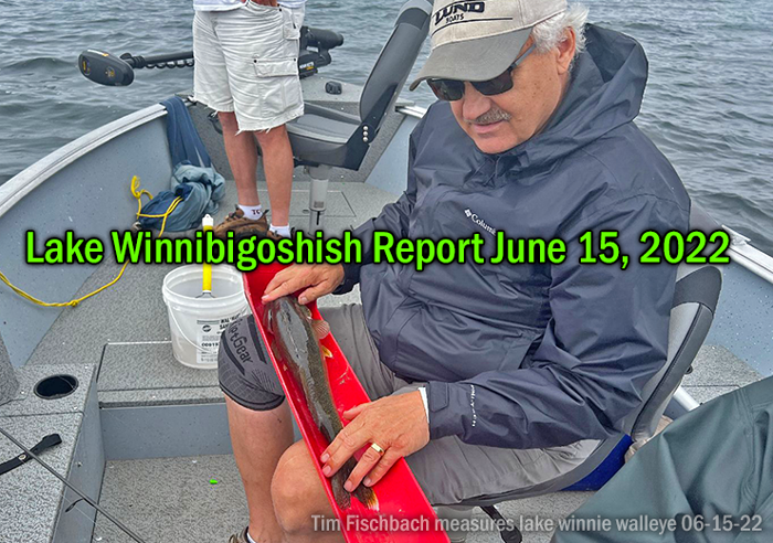 image links to lake winnie fishing report from the pines resort