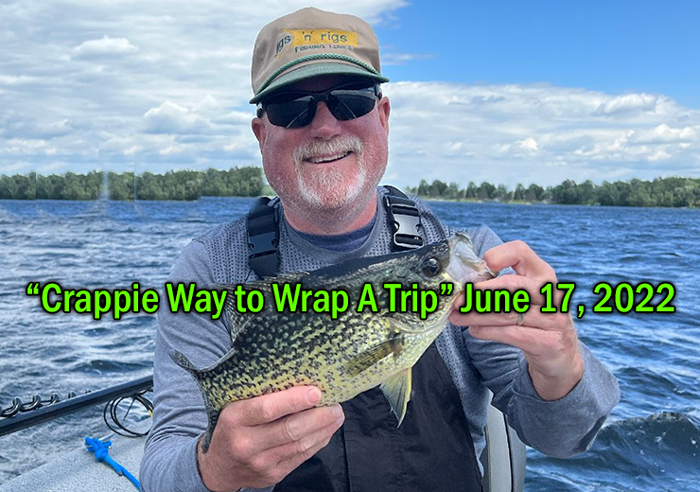 image links to crappie fishing report by Jeff Sundin