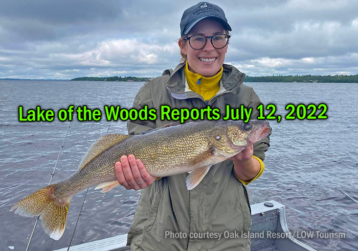 image links to fishing reports from lake of the woods