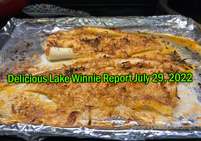 image links to lake winnie fishing report