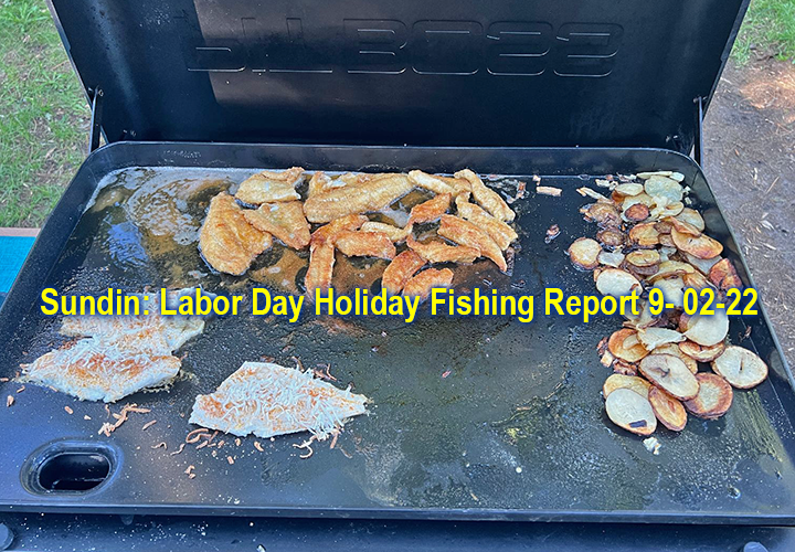 image links to fishing report from Lake Winnie