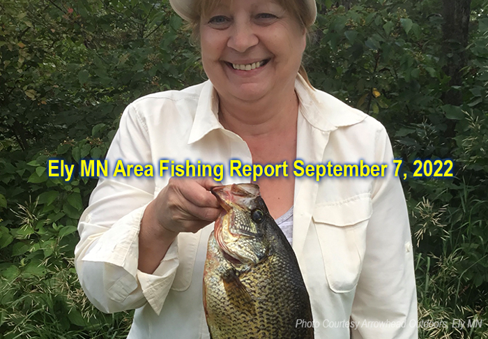 image links to fishing report from the Ely MN Region