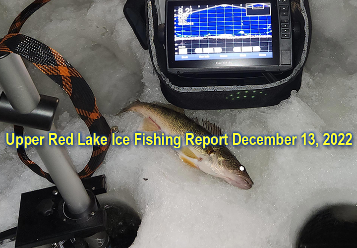 image links to upper red lake walleye fishing report