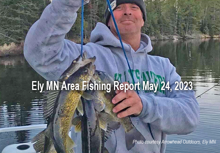 image links to fishing report from Arrowhead Outdoors