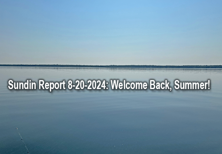 image links to fishing report by Jeff Sundin