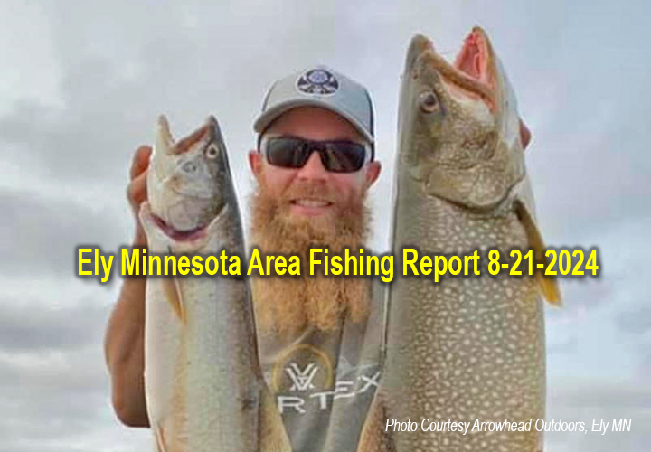 image links to fishing report from the Ely Minnesota region