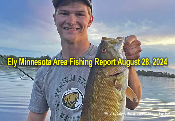 image links to fishing report from the Ely Minnesota area