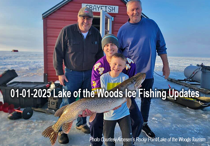 image links to ice fioshing report from Lake of the Woods