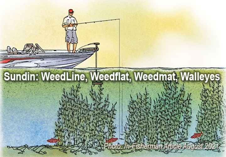 image links to fishing article abourt fishing on weed flats, weed lines and matted weeds