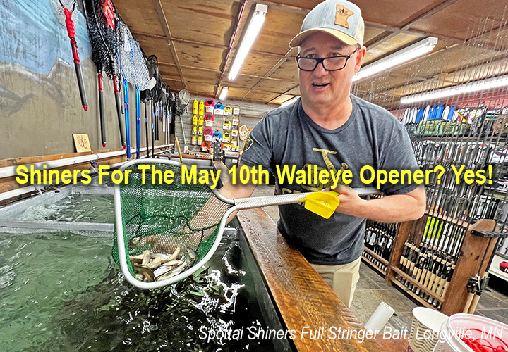 image links to article about live bait supplies for the Minnesota fishing opener on May 10th 2025