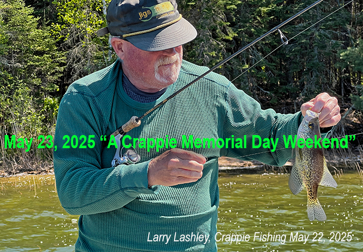 image links to article about Grand Rapids area crappie fishing