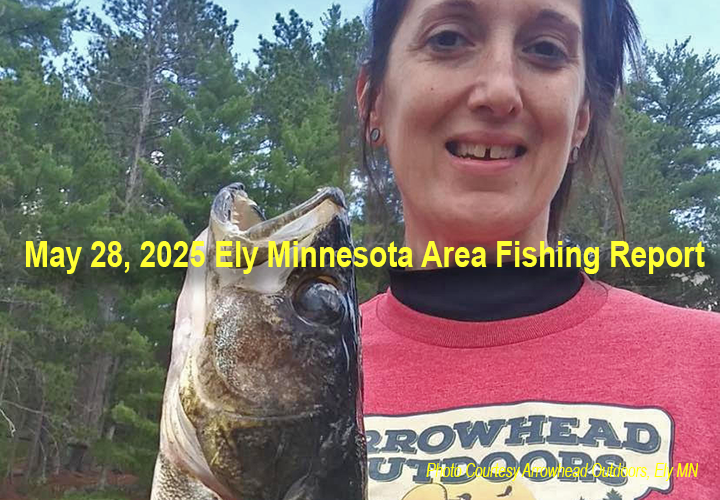 image links to fishing report from the Ely Minnesota region
