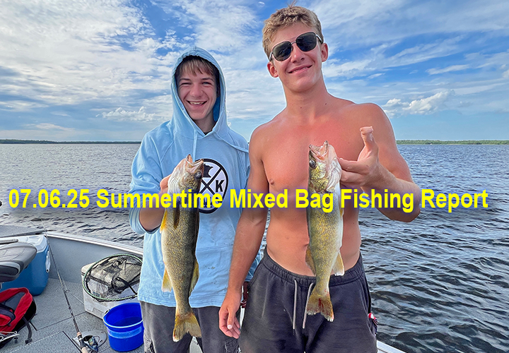 image links to fishing report by Hall of Fame Fishing Jeff Sundin 