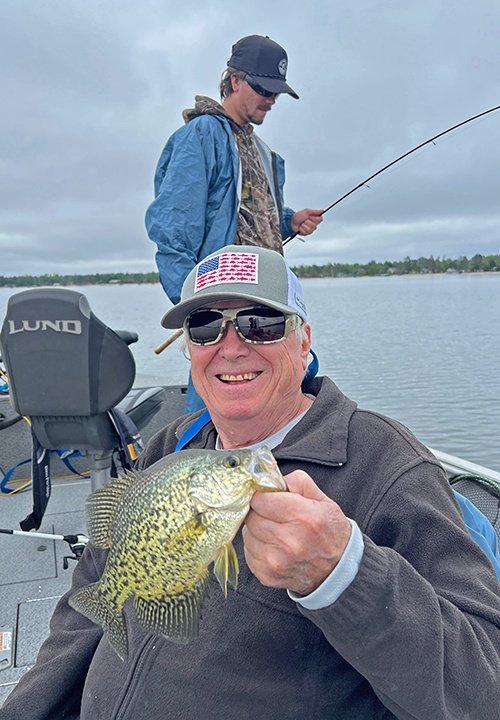 image of Don Hamelka with nice crappie