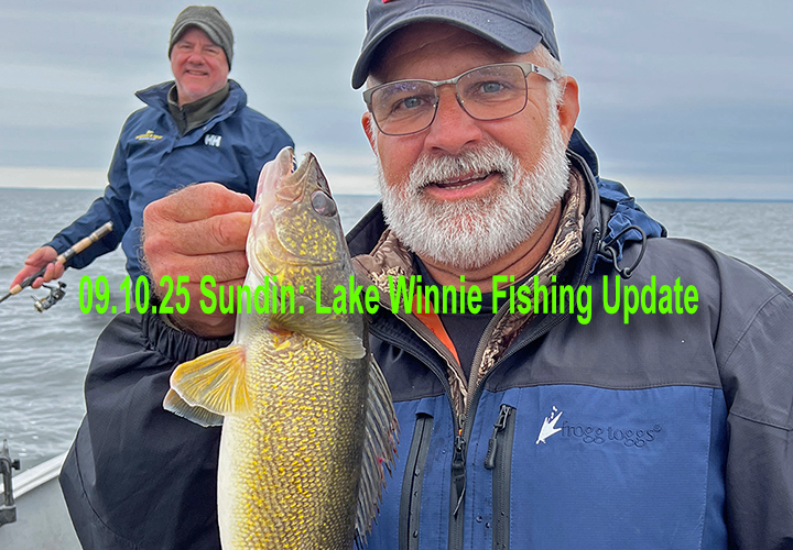 image links to walleye fishing report by Jeff Sundin 