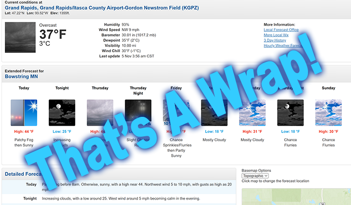 image links to fishing update by Grand Rapids fishing guide Jeff Sundin