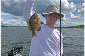 image of Cy Musgjerd with big bluegill