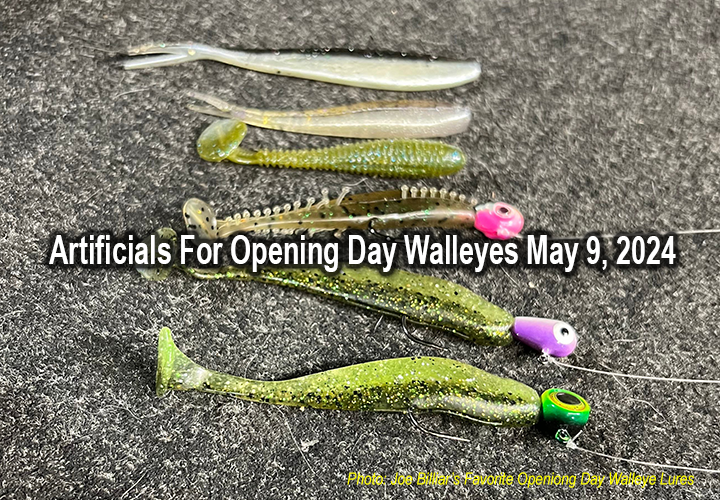 image links to article about artificial lures for walleye fishing 