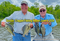 image of Paul Kautza and Dick Williams with big crappies 