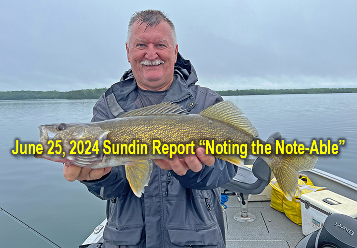 image links to fishing report by Jeff Sundin about walleye fishing presentations