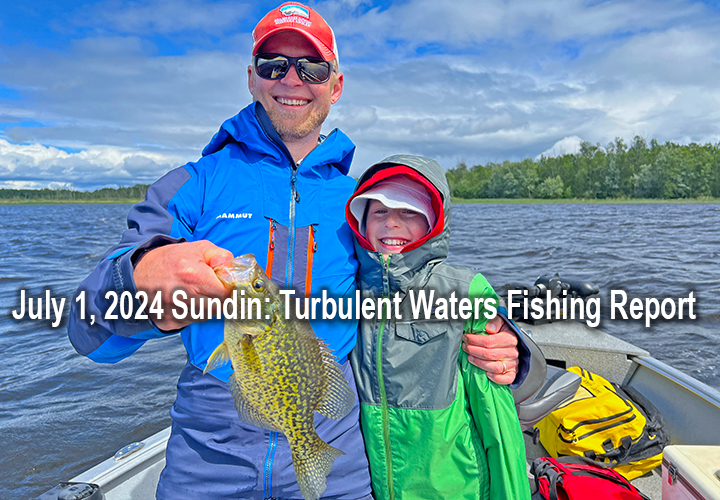 image links to fishing report from the Grand Rapids area by Jeff Sundin 