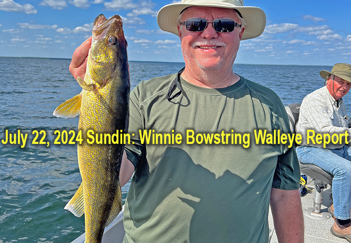 image links to walleye fishing report by Jeff Sundin