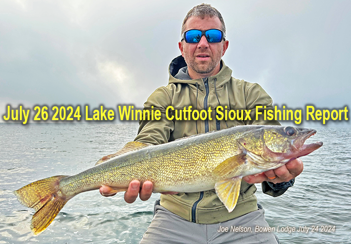 image links to fishing report from Bowen Lodge on Lake Winnibigoshish and Cutfoot Sioux