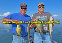 image links to lake winnie fishing report by Jeff Sundin