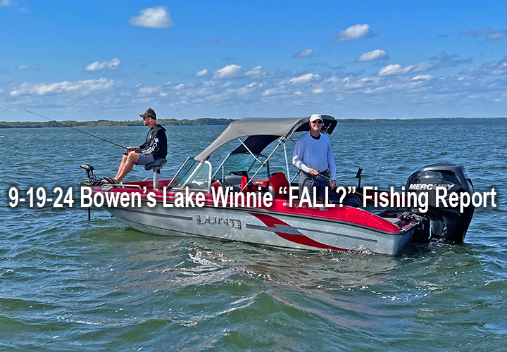 image links to Bowen Lodge Lake Winnie fishing report