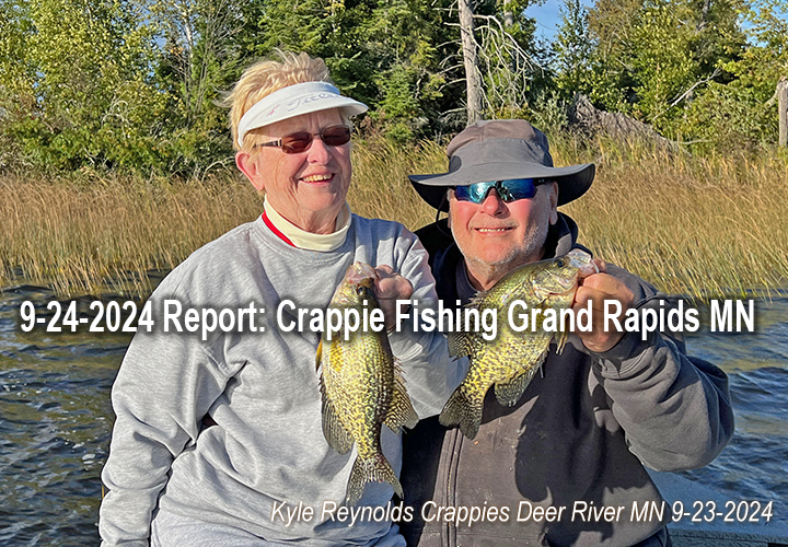 image links to fishing report from the Grand Rapids area by fishing guide Jeff Sundin