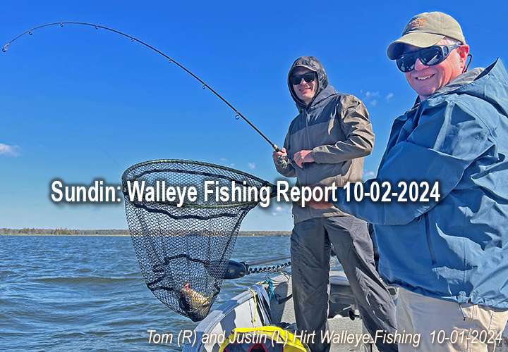 image links to walleye fishing report by Jeff Sundin 