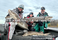 image of Andrew kraft party fishing sturgeon on the Rainy River