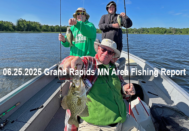 image links to Grand Rapids Mn area fishing report by jeff sundin 