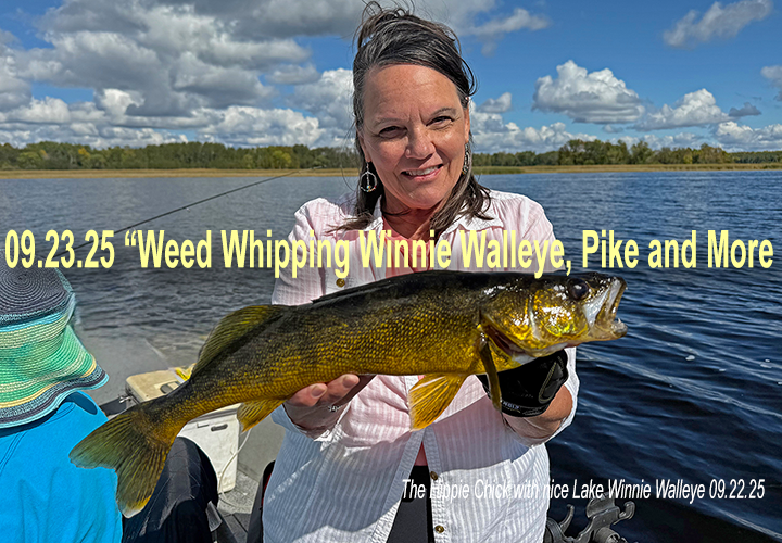 image links to fishing report by Jeff Sundin about fishing on Lake Winnibigoshish