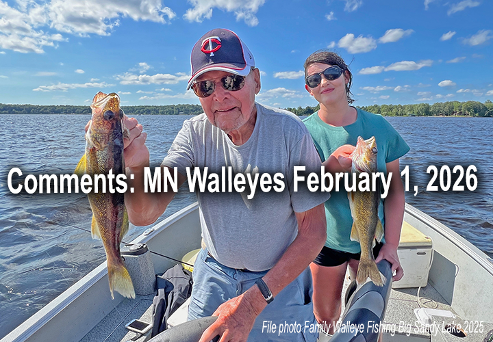 image of family walleye fishing trip on Big Sandy Lake 
