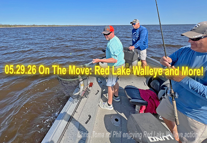image links to fishing report from Upper Red Lake by Jeff Sundin 