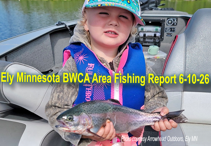 image links to fishing report from the Ely MN BWCA region