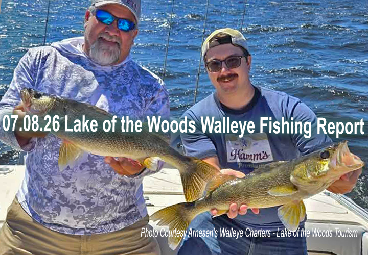 image links to Lake of the Woods Fishing Reports