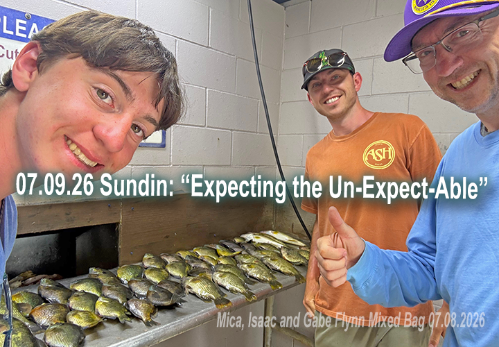 image links to fishing report by Jeff Sundin about leech lake charter