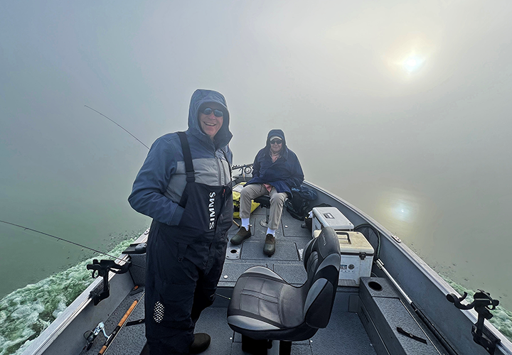 image of Paul Kautza and Dick Williams on Fun with Dick and Paul fishing charter