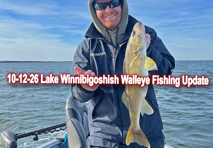 image links to fishing report about crappie and walleye fishing by Jeff Sundin