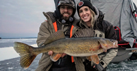 image links to fishing article about catching more fish on your next ice fishing trip