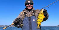 image links to fishing article about selecting the right fishing rod for panfish